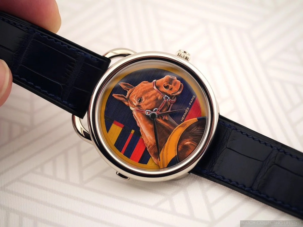 W&W 2025: Hermès Arceau 'Rocabar de Rire'. A Unique Horse Hair